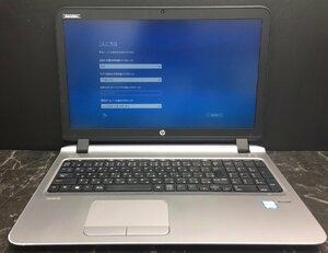 1円～ ■ジャンク HP PROBOOK 450 G3 / Core i5 6200U 2.30GHz / メモリ 4GB / HDD 500GB / DVD / 15.6型 / OS有り / BIOS起動可