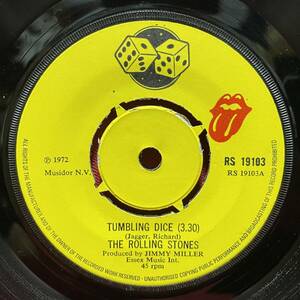 ◆UKorg7”s!◆THE ROLLING STONES◆TUMBLING DICE◆