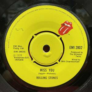 ◆UKorg7”s!◆THE ROLLING STONES◆MISS YOU◆