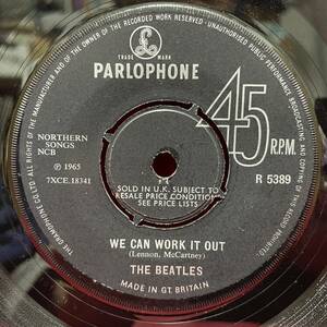 ◆UKorg7”s!◆THE BEATLES◆WE CAN WORK IT OUT/DAY TRIPPER◆