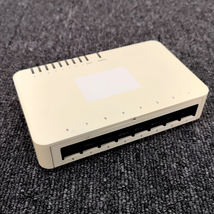 エレコム ギガビット対応スイッチングハブ 8ポート EHC-G08PA-JW-K 白 磁石つき ACアダプターモデル_画像2