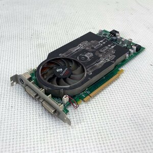 中古グラフィックカード 動作確認済 WinXP～Win10 LINUX ★ LEADTEK NVIDIA GeForce 9600 GT GDDR3 512MB 256bit DVI×2 #1843-K