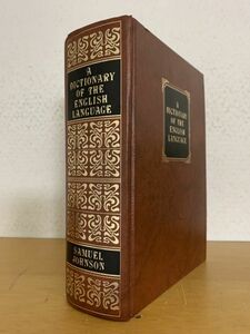 復刻版　サミュエル・ジョンソン英語辞典　Samuel Johnson, A Dictionary of the English Language　洋書