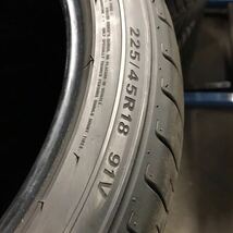 千葉 KENDA KENETICA ECO 225/45R18 2022年48週 4本セット 溝あり 使用可能 千葉 VM レヴォーグ BR レガシィ 18系 クラウン アスリート_画像5