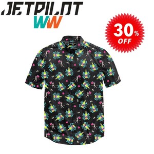 ジェットパイロット JETPILOT セール 30%オフ メンズシャツ 送料無料 フェア ディンカム メンズ シャツ ブラック L S21620