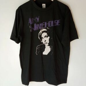 エイミー・ワインハウス Amy Wainehouse バンドTシャツ(XL)E50
