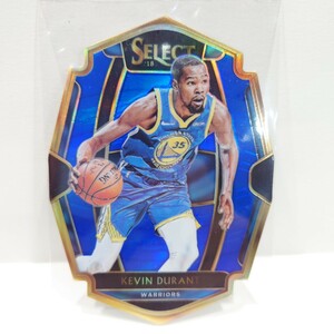 Panini 2018-19 SELECT Kevin Durant #138 PREMIER LEVEL 41/249 DIE-CUT BLUE PRIZM ダイカット