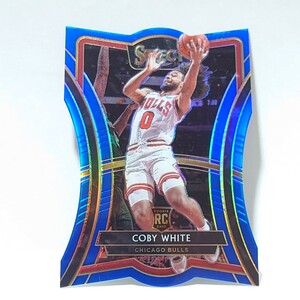 Panini 2019-20 SELECT Coby White #194 PREMIER LEVEL DIE-CUT PRIZMS Blue 162/249 RC ROOKIE ルーキー 249枚シリアル ダイカット