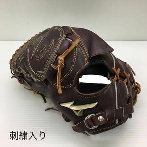 G-8655 ミズノ mizuno グローバルエリート オーダー 軟式 投手用 ピッチャー グローブ グラブ 野球 中古品 刺繍入り