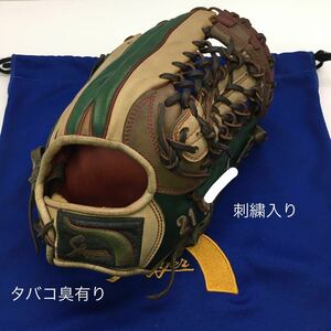 G-8702 久保田スラッガー KUBOTA SLUGGER SpecialOrder 軟式 外野手用 グローブ グラブ 野球 中古品 刺繍入り 臭い有り