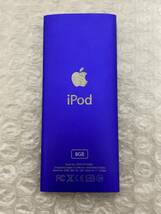  外観美品　Apple iPod nano 8GB MB739J A1285 第4世代　ブルー 初期化済み オーディオ機器 アップル 写真参照_画像6
