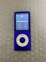  外観美品　Apple iPod nano 8GB MB739J A1285 第4世代　ブルー 初期化済み オーディオ機器 アップル 写真参照_画像1