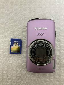 Canon PC1437 IXY DIGITAL 12.1 コンパクト デジタル カメラ キャノン 中古品 動作確認済み 4GBSDカード付 純正バッテリー すぐ使えます。