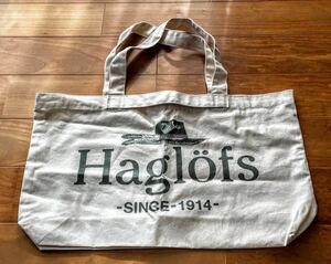 【未使用品・レア】ホグロフス HAGLOFS トートバッグ　BYHB TOTE BAG オーガニックコットンキャンバス地