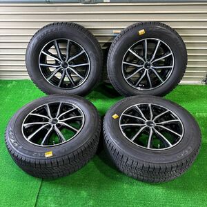 トヨタC-HR 後期 タイヤ、ホイール1台分 4本セット　バリ山 215/65R スタッドレス　ブリヂストン　ブリザック