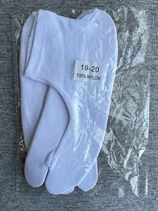 【新品・未開封】足袋　子供用　19-20cm ホワイト　滑り止め付き　七五三