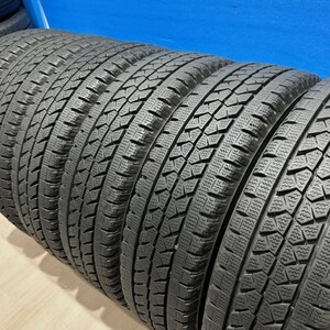 【2022年製造】　195/75R15 109/107 L LT　ブリヂストン BLIZZAK W979　スタッドレスタイヤ　195/75/15　6本　トラックタイヤ