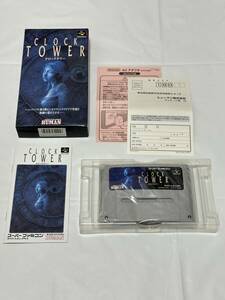 ★[中古] SFC クロックタワー CLOCK TOWER HUMAN[動作確認済] スーパーファミコン SuperFamicom ★