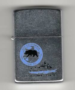 Zippo　USS CALIFORNIA　CGN-36　2000年製　ミレニアム刻印　熊　新品未使用