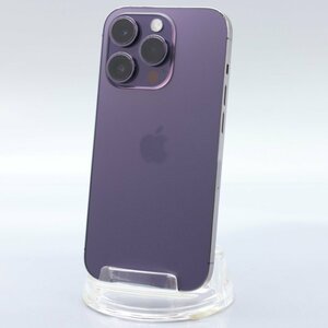 Apple iPhone14 Pro 256GB Deep Purple A2889 MQ1E3J/A バッテリ100% ■SIMフリー★Joshin4052【1円開始・送料無料】