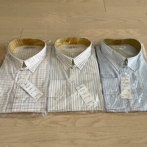 ニッセン　3L 長袖　ワイシャツ 柄物　新品　3枚セット