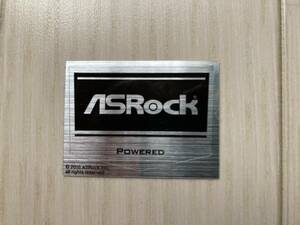Powerd by ASRockロゴシール