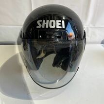 管S231228 h ★☆ SHOEI J-MAX ジェットヘルメット 黒　59-60cm ☆★_画像1