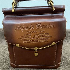 【訳あり】 ALFREDO BERETTA アルフレッドベレッタ ハンドバッグ
