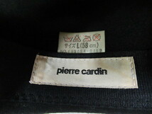 ◆pierre cardin ピエールカルダン 毛 100% ハット 帽子 Lサイズ 58cm ブラック/黒/中古_画像7