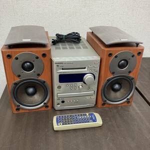 [12-70]ONKYO オンキョー FR-N3X CD/MDコンポ チューナーアンプ MDLP ジャンク