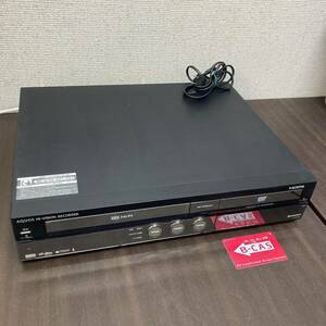 [12-179]AQUOS DVD ビデオ一体型レコーダー DV-ACV52 VHS/HDD/DVD シャープ 2008年製