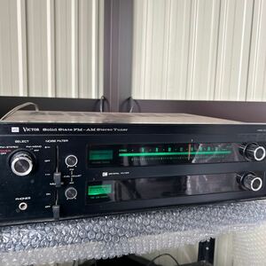 Victor ビクター Solid State FM/AM Stereo Tuner MCT-105◆チューナー 105 通電確認OK 【ジャンク品】オーディオ機器 