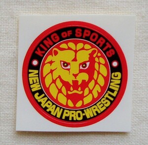 新日本プロレス 団体ロゴライオンマーク ステッカー シール 小④◆ストロングスタイル カールゴッチ アントニオ猪木 NJPW Y