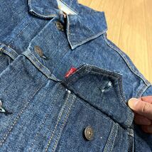 水通し少ない希少な濃紺 70's オリジナル LEVI'S 70505e リーバイス 4th イレギュラータブ ビンテージ デニム 検 501 557XX 506XX 507XX_画像10