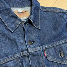 水通し少ない希少な濃紺 70's オリジナル LEVI'S 70505e リーバイス 4th イレギュラータブ ビンテージ デニム 検 501 557XX 506XX 507XX_画像3