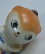 昭和レトロ 西日本銀行 にしぎん 陶器製 りす 人形 置物 相撲 すもう ビンテージ 非売品 企業物_画像2