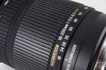 ★極上美品★SIGMA シグマ 18-250mm F3.5-6.3 DC HSM キヤノン用 ズームレンズ★大変綺麗な光学系 動作未確認 訳ありにて格安出品です！！_画像7