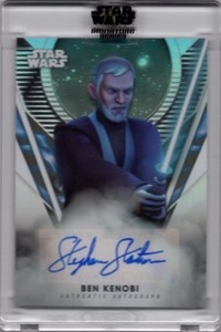 2023 Topps Star Wars Signature Series Stephen Stanton as BEN KENOBI 直筆サインカード スターウォーズ ベン・ケノービ