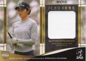 EPOCH JLPGA 2023 日本女子プロゴルフ ROOKIES & WINNERS ジョン ジユ ウエアカード メモラビリアカード