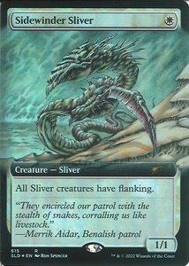 MTG　【Foil】 横這スリヴァー　拡張アート　在庫英1枚まで　ホイル　SLD　★他多数出品中