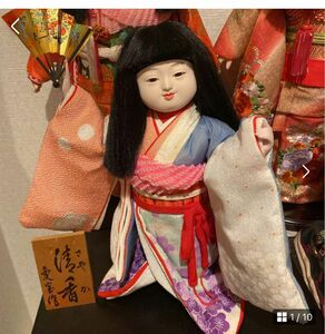 市松人形 日本人形 着物 置物