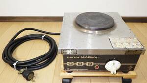 動作確認済み Nichiwa Electric Hot Plate 二チワ ステンレス電気コンロ　THP-1 (100V) ホットプレート 税込 領収書可 335