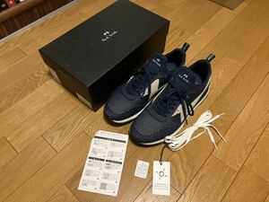 Paul Smith ポールスミス ライトニングメッシュ スニーカーネイビー XL 箱付き 美中古 デヴィッドボウイ ジギースターダスト