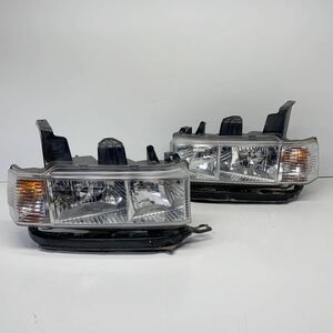 【コーティング済】ホンダ GK1 GK2 モビリオ スパイク 前期 ヘッドライト ヘッドランプ 左右セット LR HID STANLEY P3128 P50469