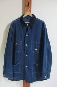 1960'S VINTAGE USA old clothes *HERCULES/ Hercules / is -kyu less * coverall Denim indigo blanket reverse side has removed . red tag 