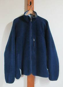 1990'S VINTAGE OUTDOOR★patagonia/パタゴニア◇RETRO CARDIGAN レトロカーディガン フリース ネイビー MADE IN USA アメリカ製