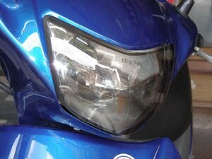 スズキ アドレスV125/G ヘッドライトカバー プロテクター 黒