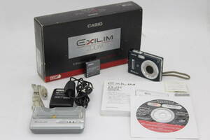 【返品保証】 【元箱付き】カシオ Casio Exilim EX-Z55 ブルー 3x バッテリー チャージャー付き コンパクトデジタルカメラ s4690