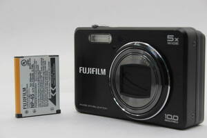 【美品 返品保証】 フジフィルム Fujifilm Finepix J250 ブラック 5x Wide バッテリー付き コンパクトデジタルカメラ s4914