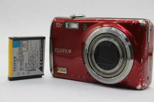 【返品保証】 フジフィルム Fujifilm Finepix F80EXR レッド 10x Wide バッテリー付き コンパクトデジタルカメラ s4917